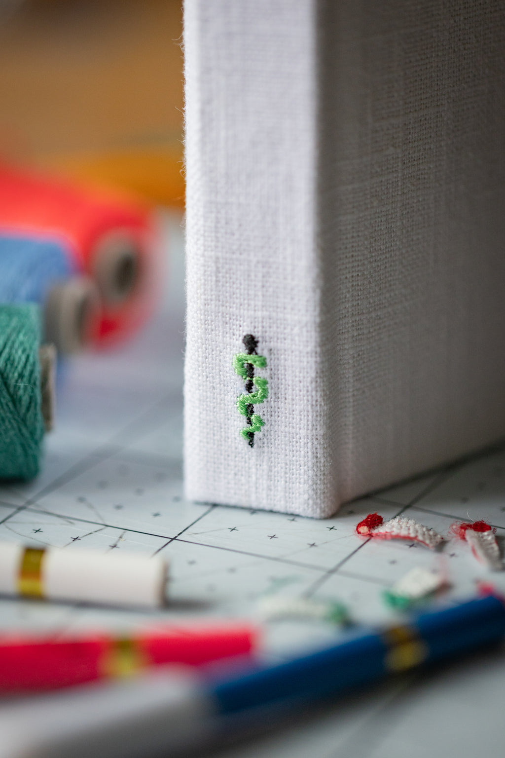 Handgebundenes A6 Notizbuch für den Klinikalltag - Edition Viridis